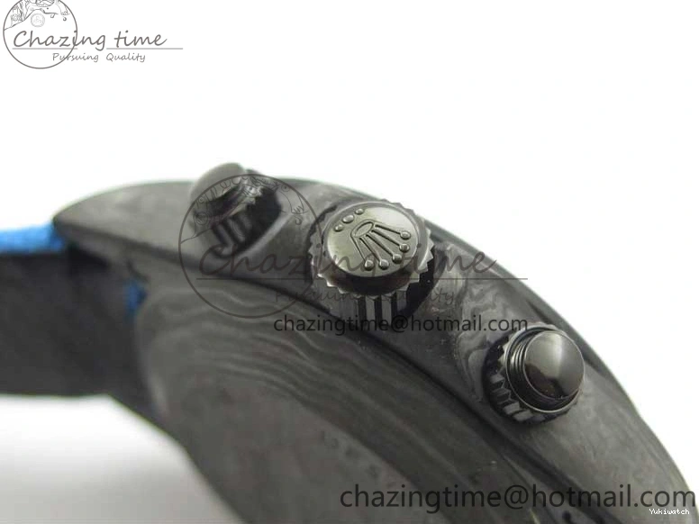 Edition Dial Daytona DIW Strap Blue Carbon A4130 Light Blue OMF Best Light Nylon on 1123